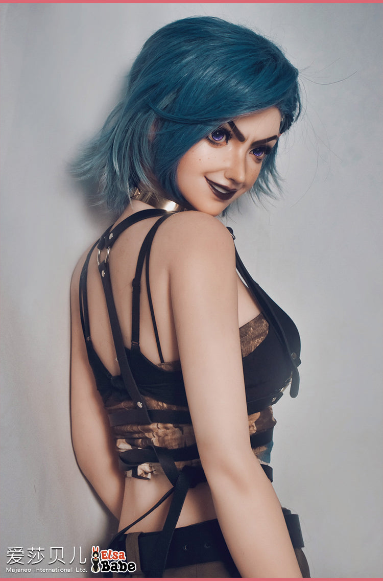 Kinsley Clark bambola del sesso (Elsa Babe 165 cm AHC007 Silicone)