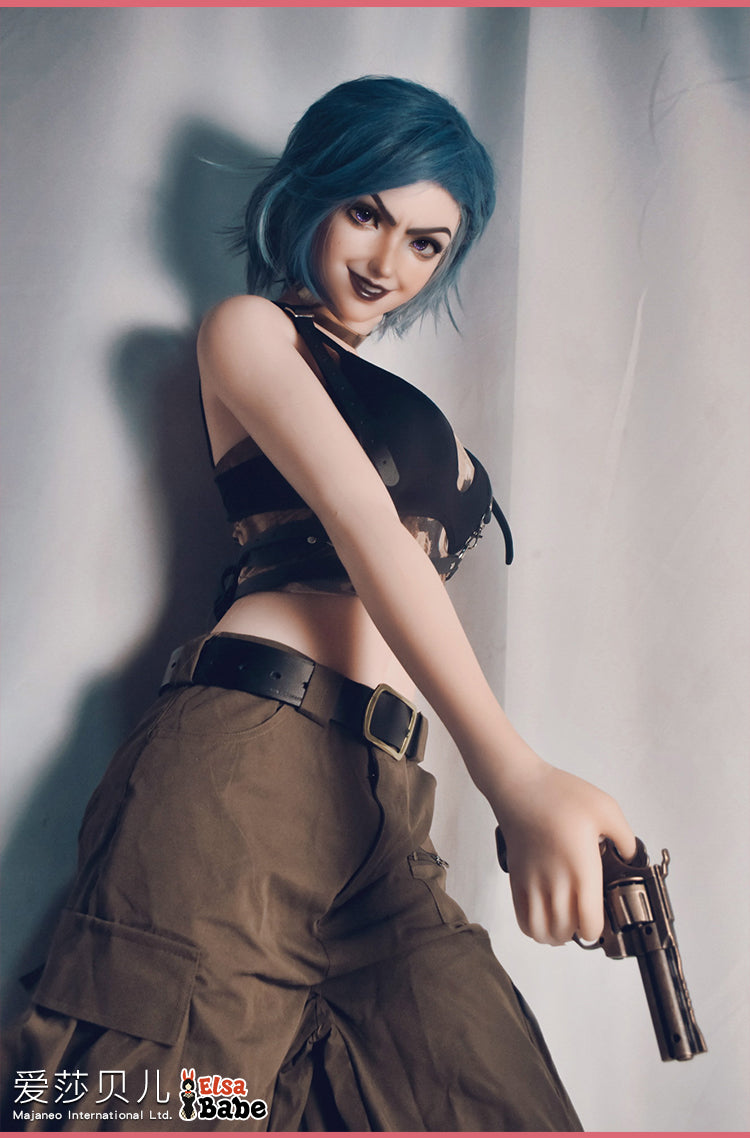 Kinsley Clark bambola del sesso (Elsa Babe 165 cm AHC007 Silicone)