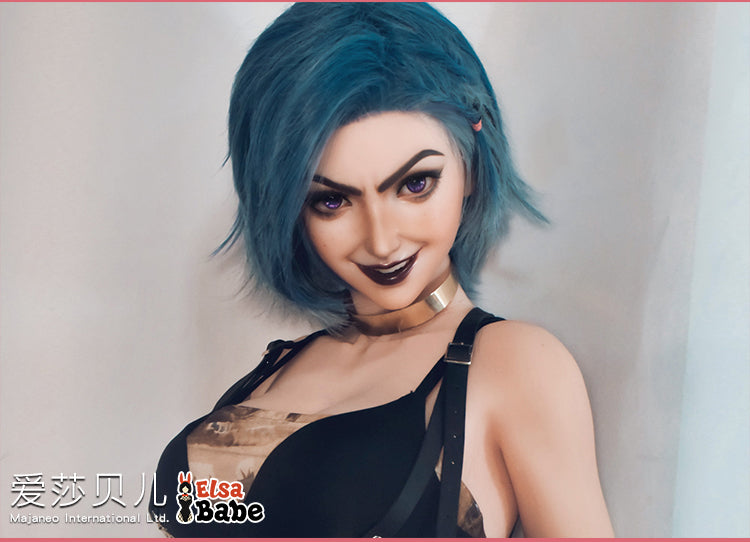 Kinsley Clark bambola del sesso (Elsa Babe 165 cm AHC007 Silicone)