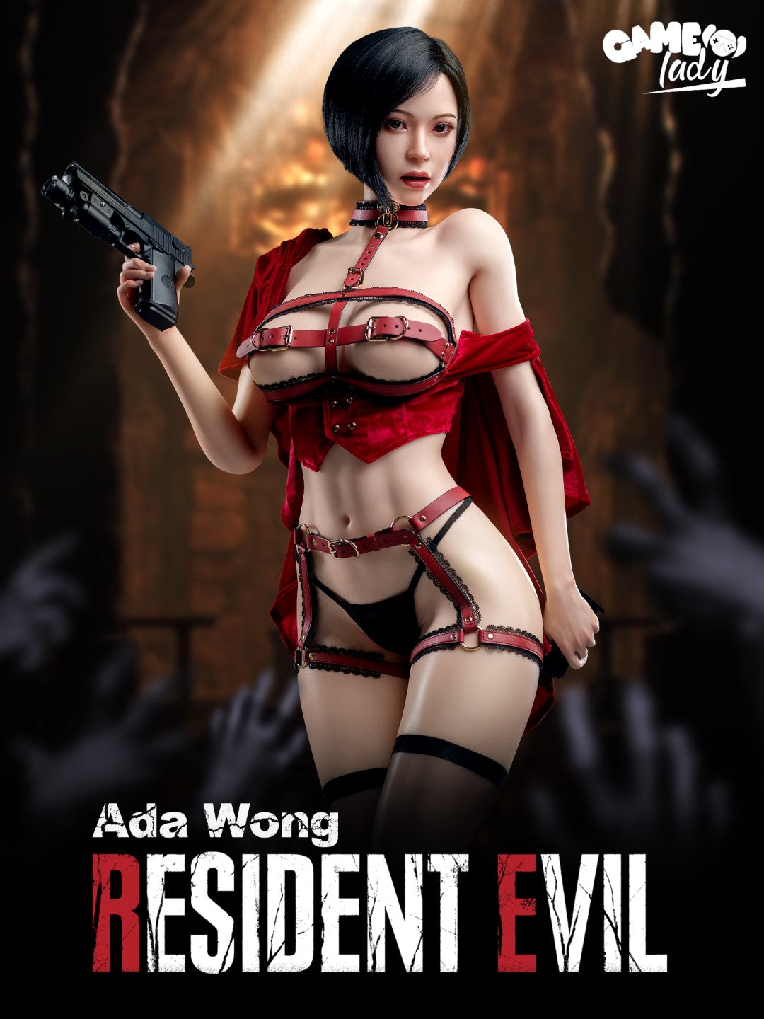 Ada Wong bambola del sesso (Game Lady Coppa G n. 21 in silicone da 171 cm)