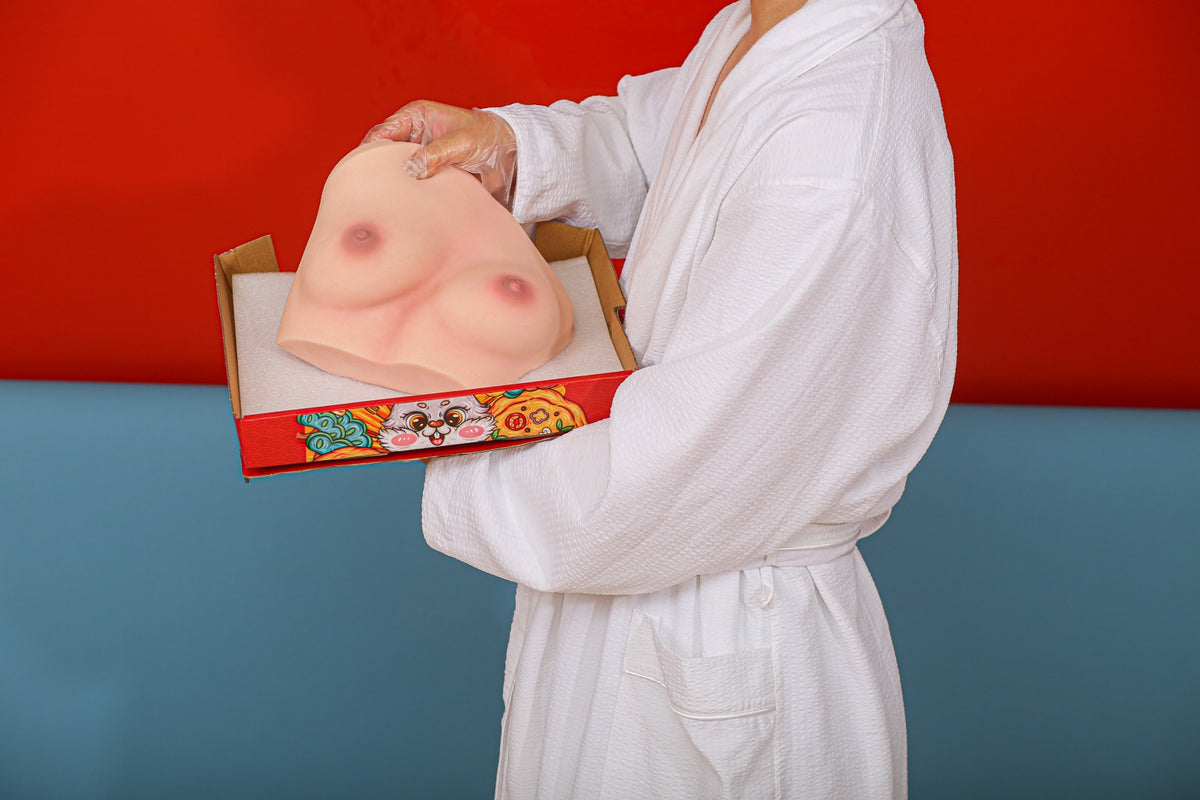 Seno (S) Torso bambola del sesso (Climax Doll Pro Una tazza di Silicone)