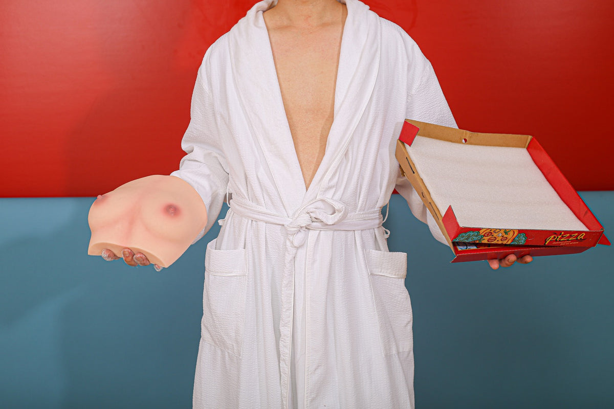 Seno (S) Torso bambola del sesso (Climax Doll Pro Una tazza di Silicone)