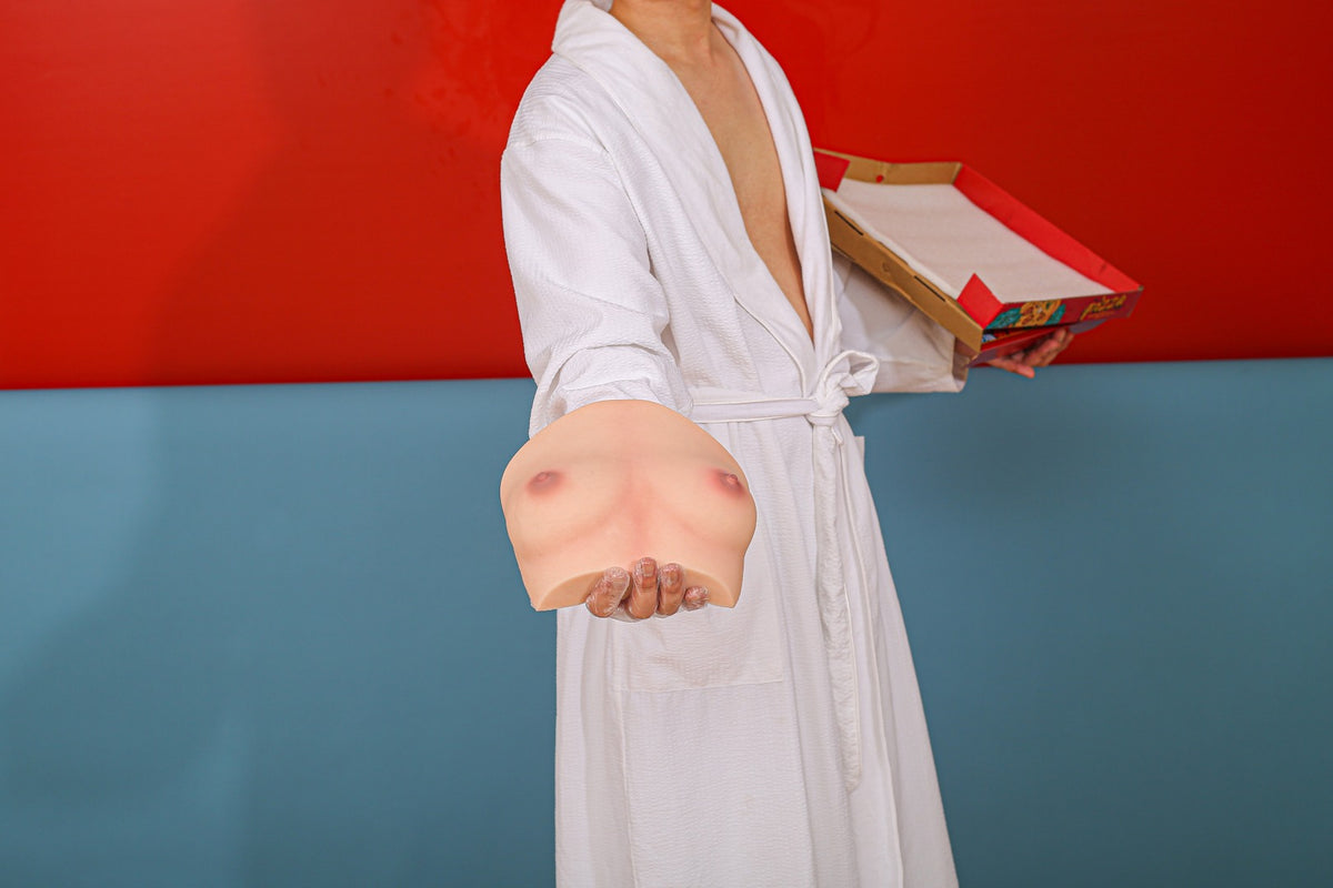 Seno (S) Torso bambola del sesso (Climax Doll Pro Una tazza di Silicone)