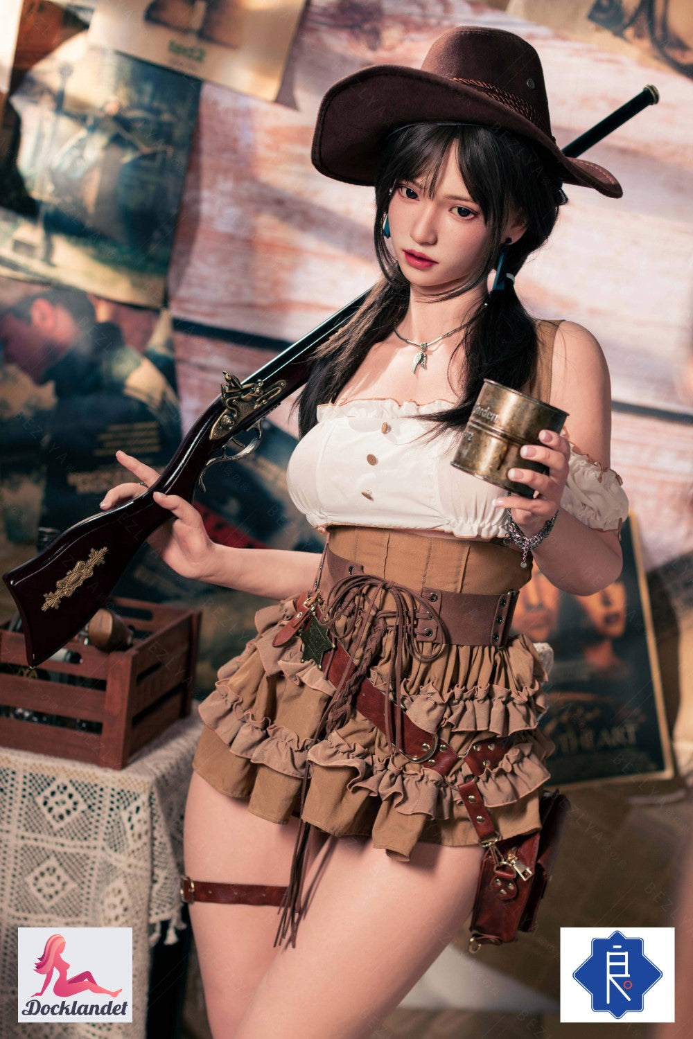 Bambola del sesso Helianthus (Bezlya Doll 162 cm Coppa C 2.2U Silicone)