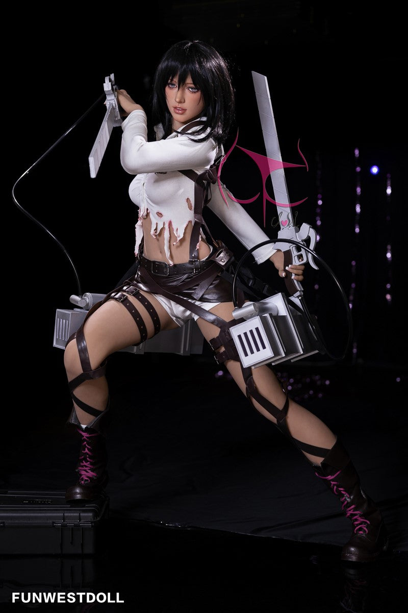 Mikasa Chloe bambola del sesso (FunWest Doll 159 cm Coppa A #035 TPE)