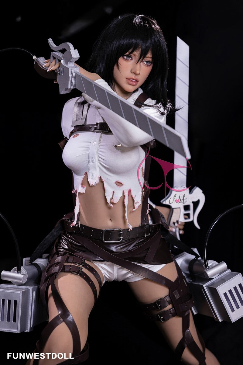 Mikasa Chloe Sex Doll (FunWest Doll 159 cm A-CUP #035 TPE)