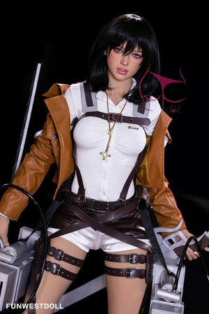 Mikasa Chloe Sex Doll (FunWest Doll 159 cm A-CUP #035 TPE)