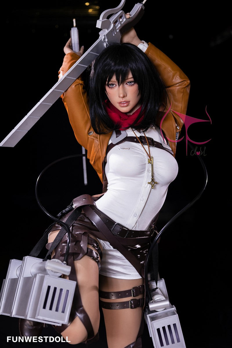 Mikasa Chloe Sex Doll (FunWest Doll 159 cm A-CUP #035 TPE)