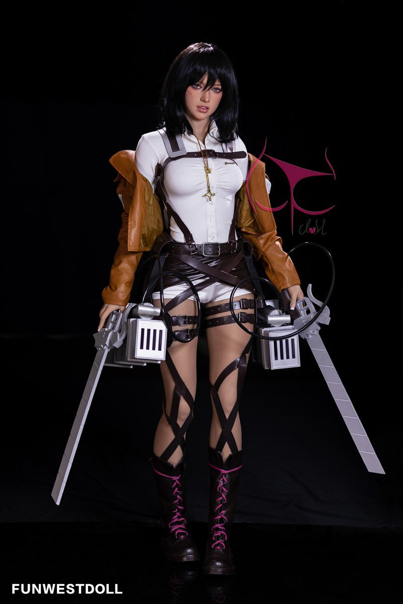Mikasa Chloe Sex Doll (FunWest Doll 159 cm A-CUP #035 TPE)