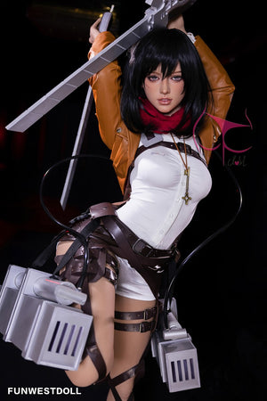 Mikasa Chloe Sex Doll (FunWest Doll 159 cm A-CUP #035 TPE)