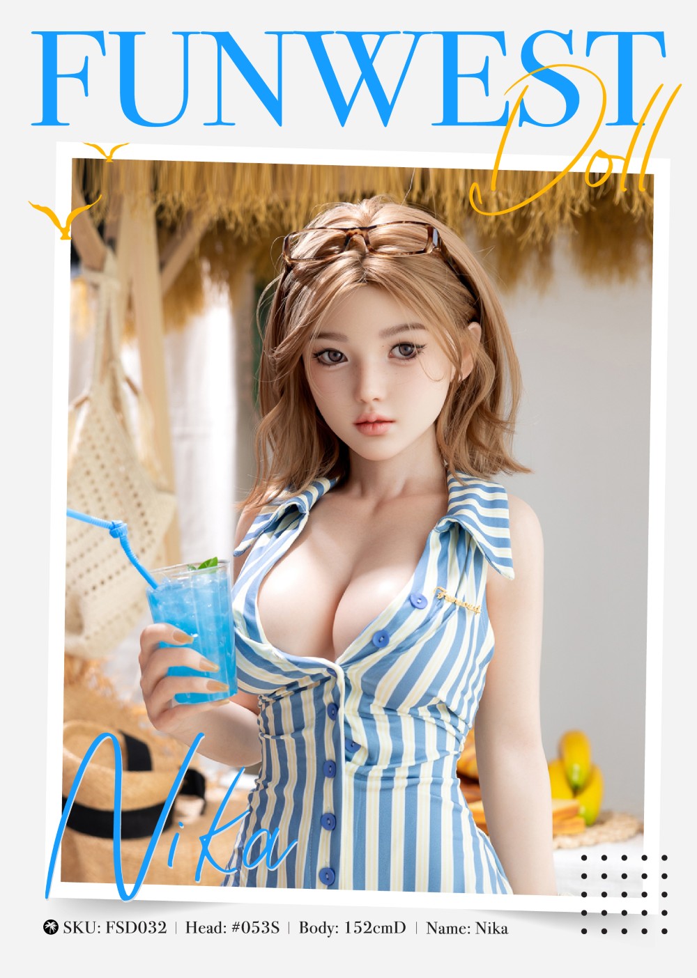Nika Sexdocka (FunWest Doll 152cm D-Kupa #053S RST Silikon)