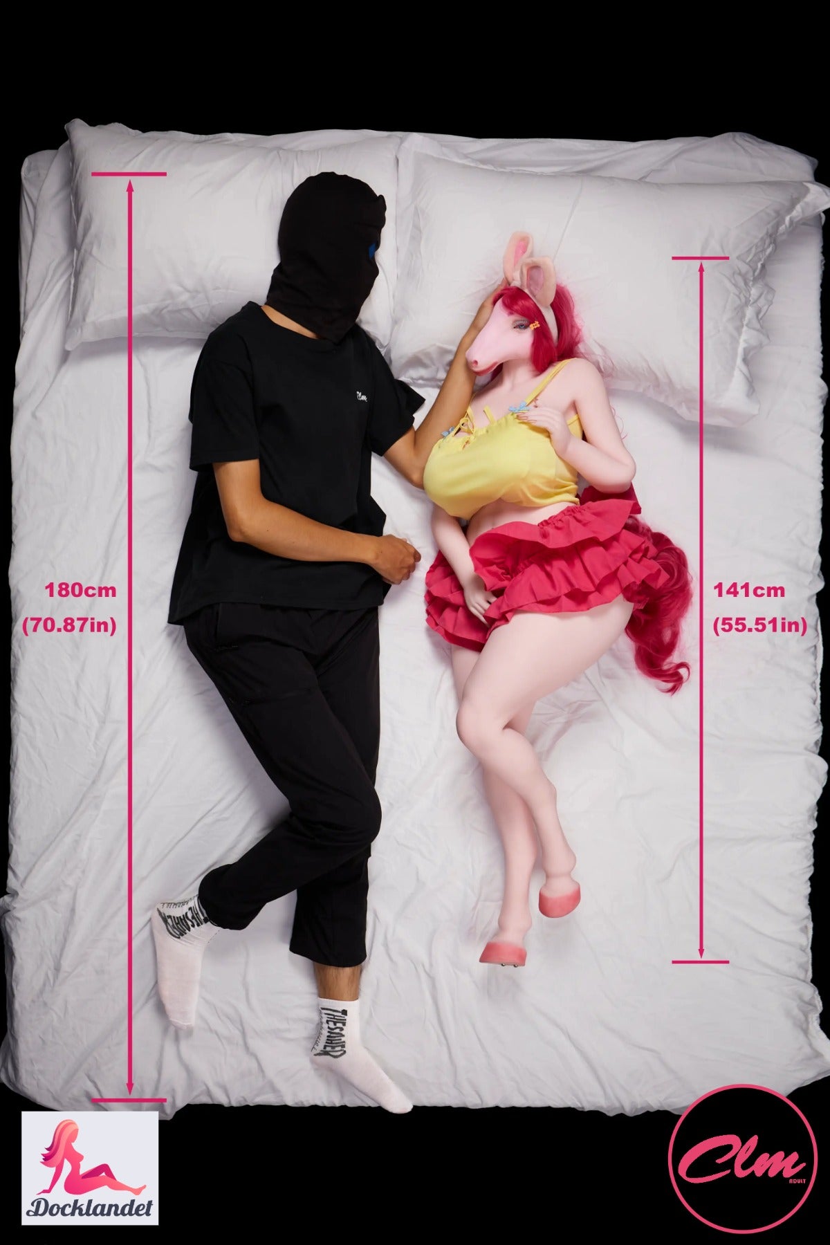 Monie bambola del sesso (Climax Doll Pro 141 cm Coppa E (TPE+silicone)