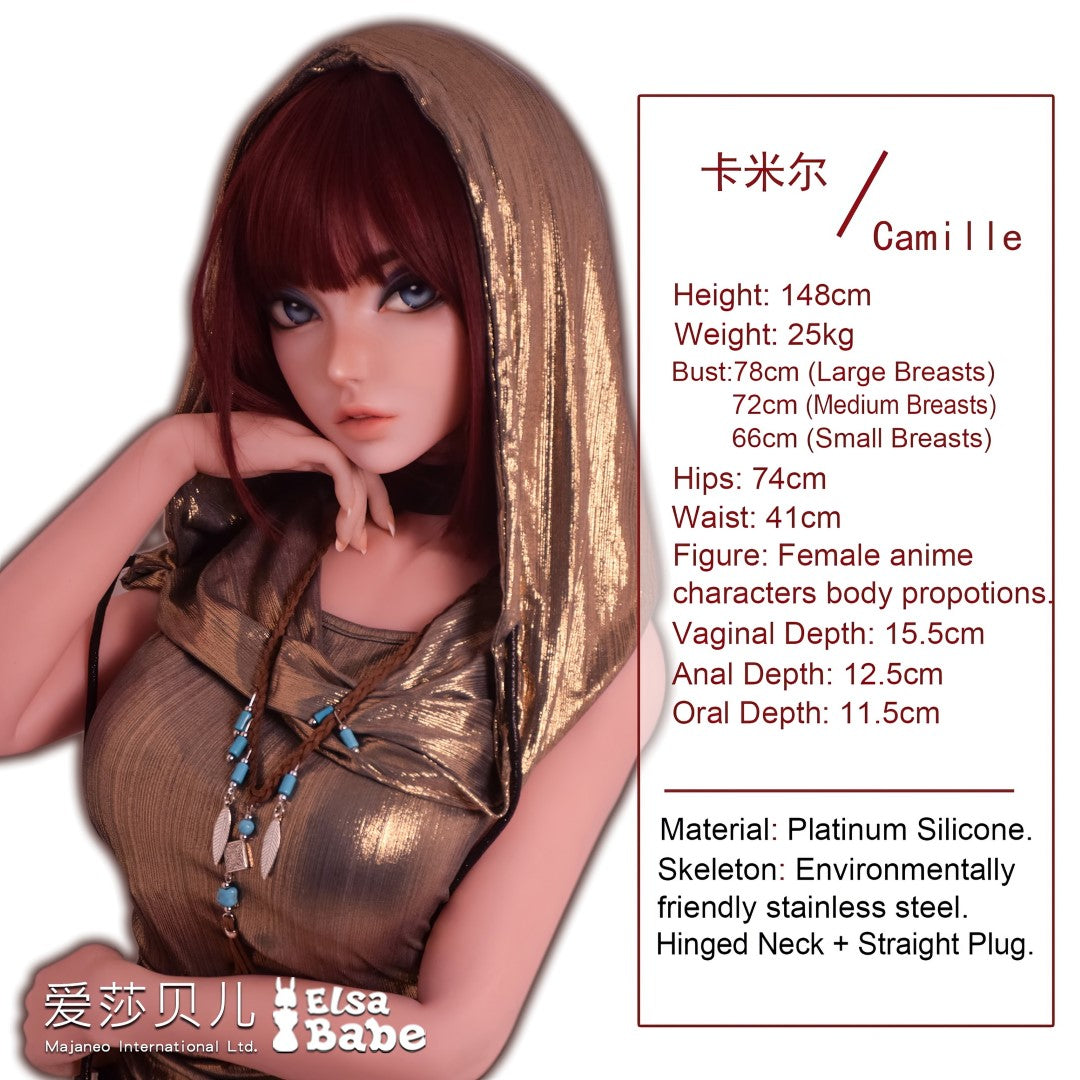 Camille Baker Sex Doll (Elsa Babe 148 cm DHR011 silicone)