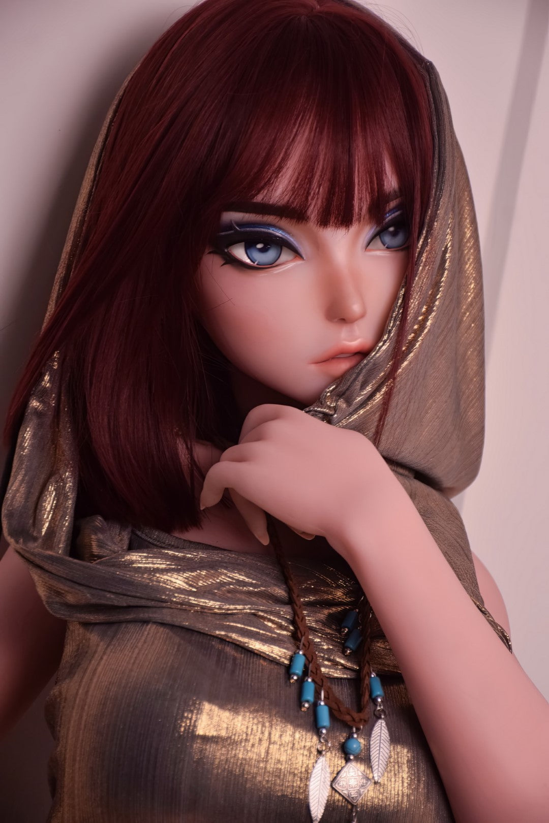 Camille Baker bambola del sesso (Elsa Babe 148 cm DHR011 Silicone)