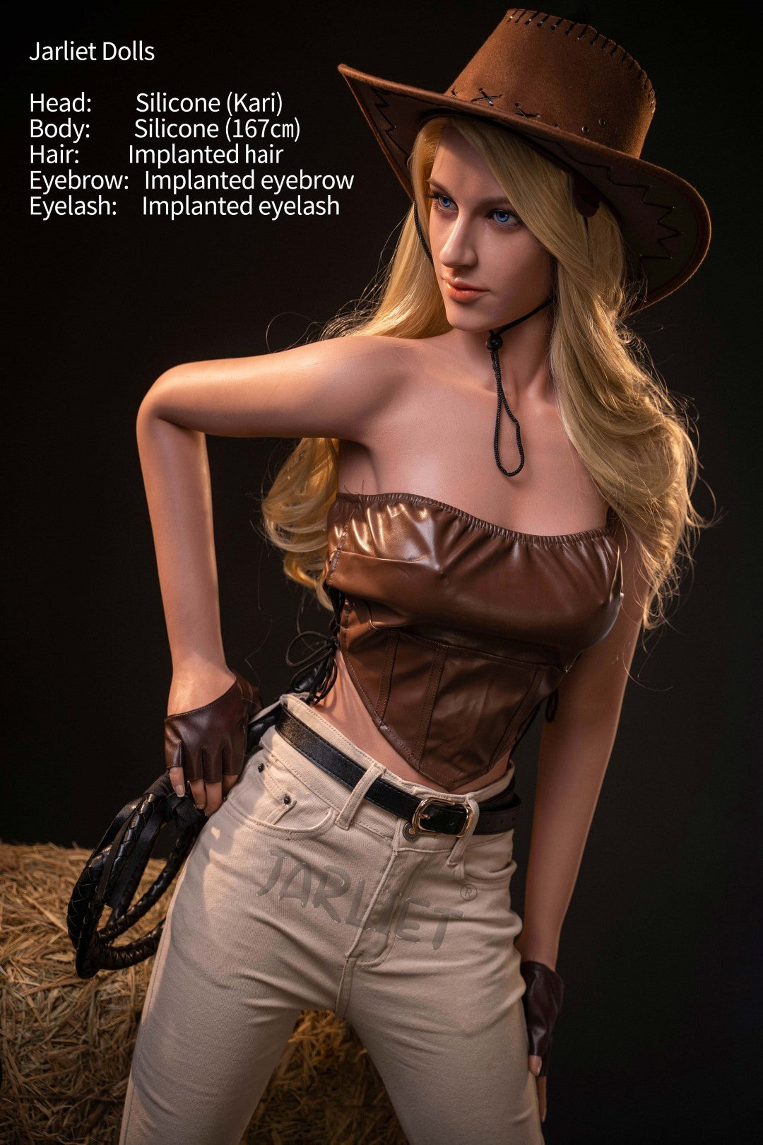 Bambola del sesso Kari (Jarliet 167 cm Coppa B in silicone)