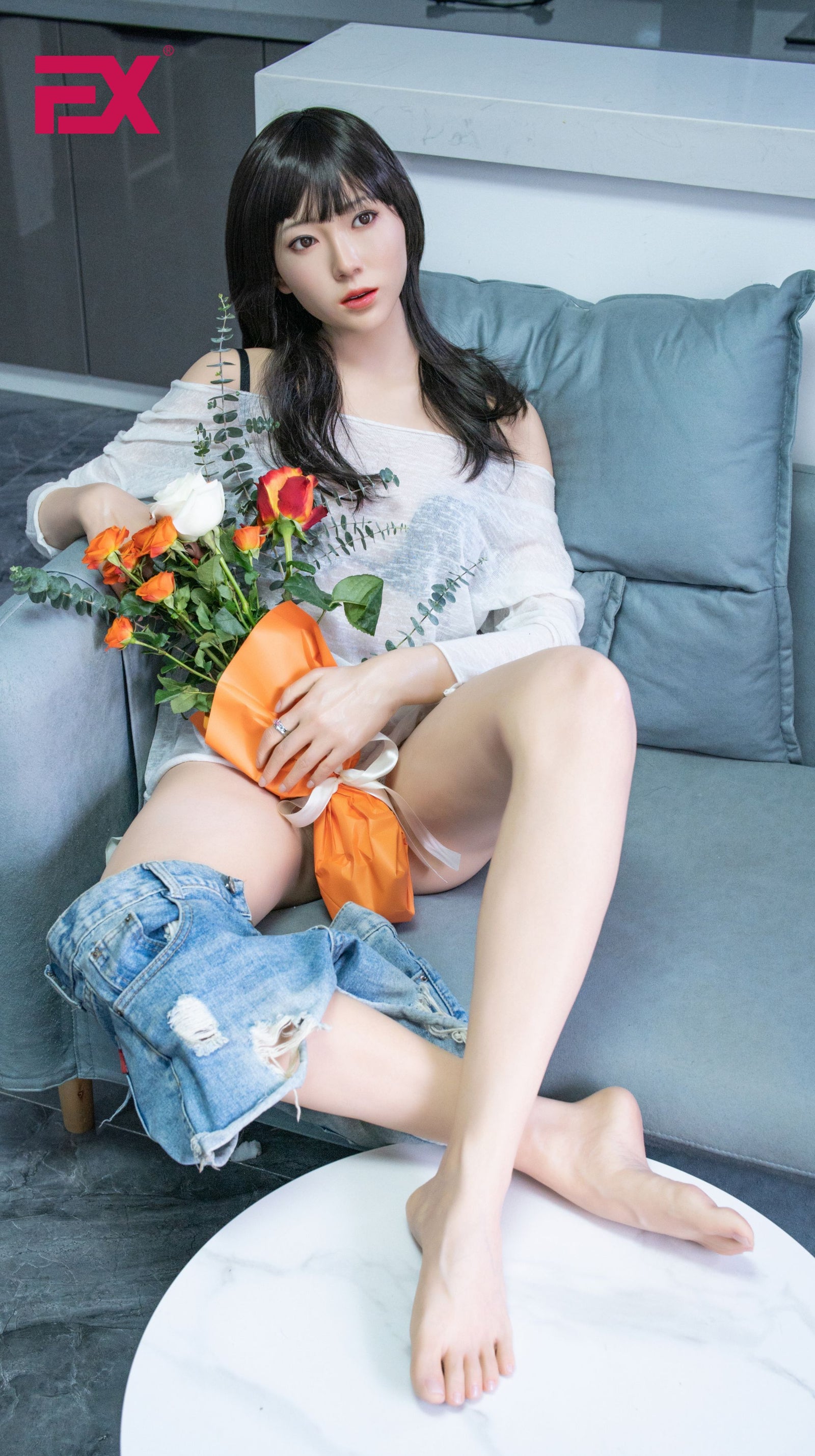 Monique V1 bambola del sesso (EXDoll 162 cm Coppa B #Exclone Silicone)