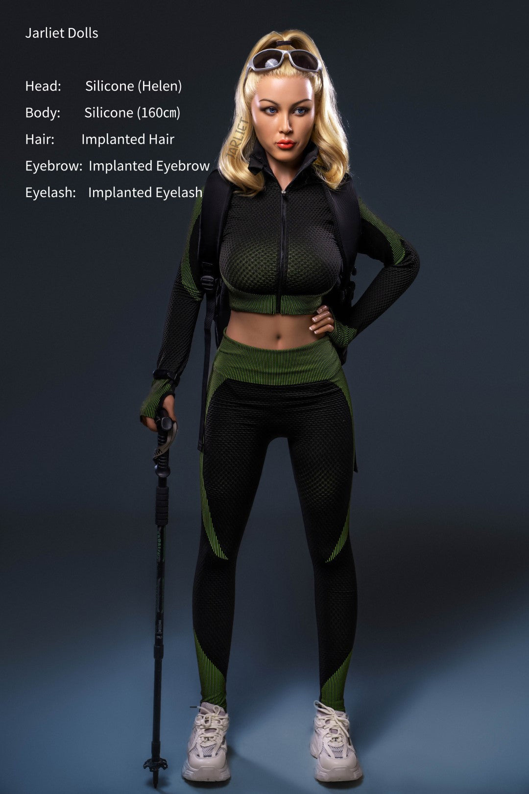 Helena bambola del sesso (Jarliet 160 cm Coppa C in silicone)