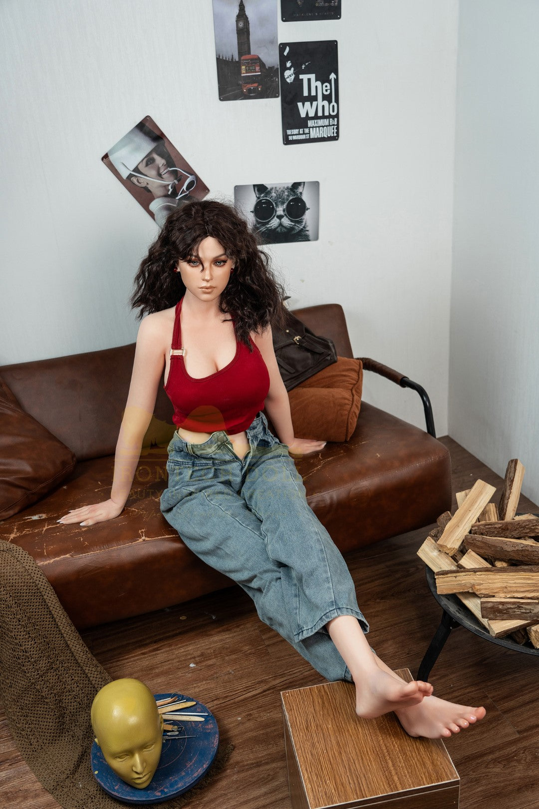 Flora bambola del sesso (Irontech Doll 166 cm Coppa C S38 Silicone)