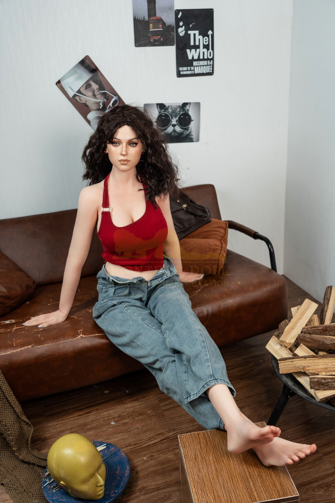 Flora bambola del sesso (Irontech Doll 166 cm Coppa C S38 Silicone)