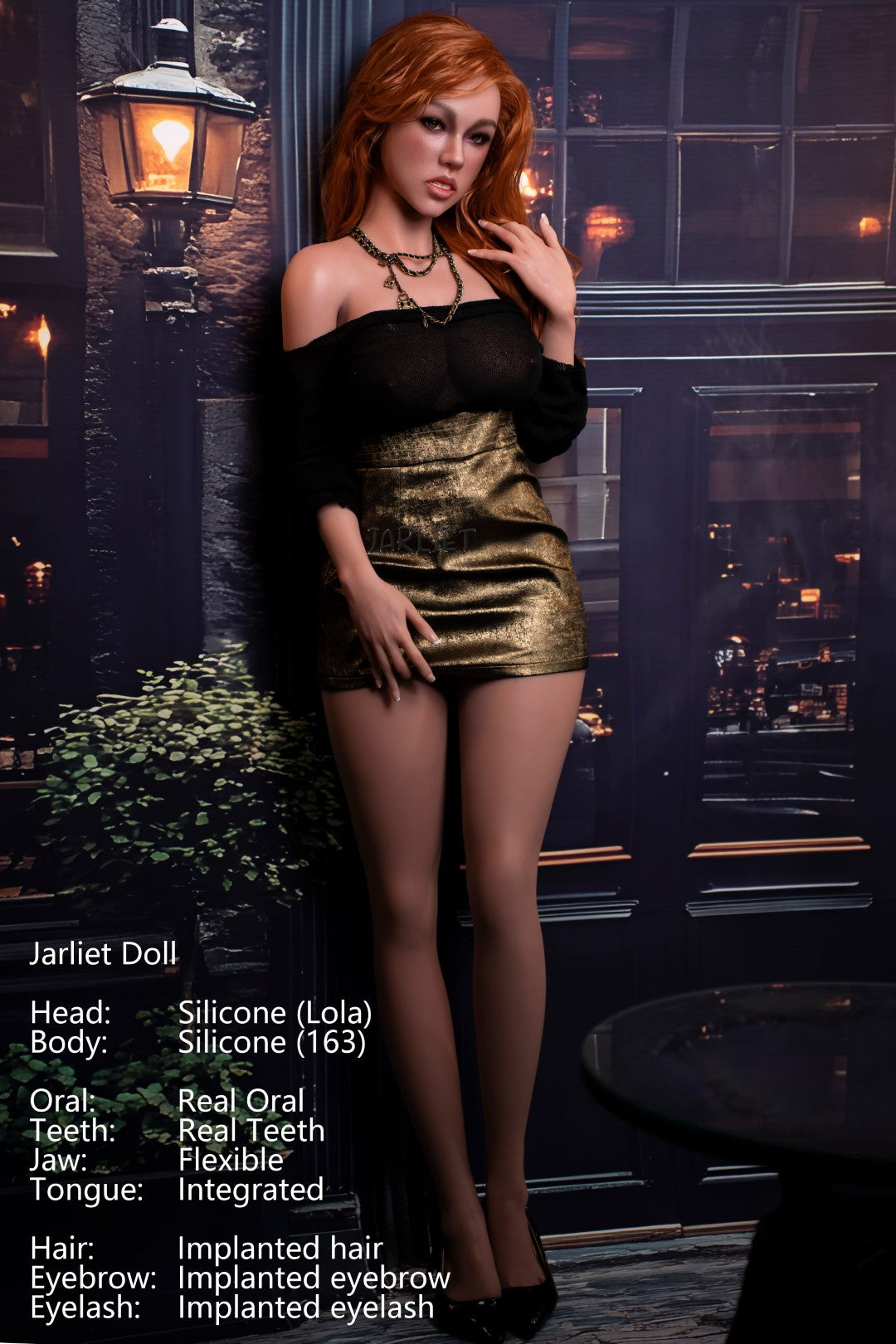 Lola bambola del sesso (Jarliet 163 cm Coppa D in silicone)