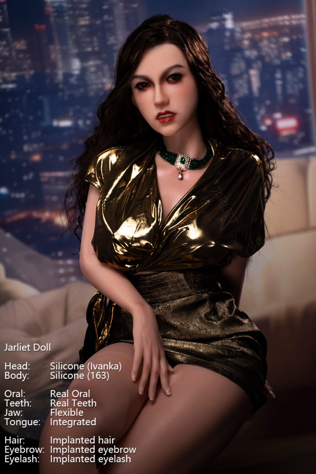 Ivanka bambola del sesso (Jarliet 163 cm Coppa D in silicone)