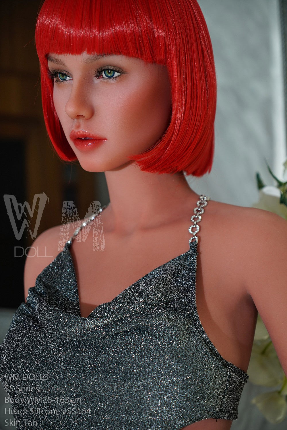 Tess bambola del sesso (WM-Doll 163 cm Coppa D #SS164 TPE+silicone)