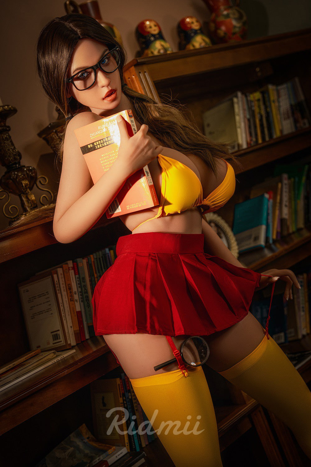 Jess bambola del sesso (Ridmii Doll Coppa E da 161 cm (TPE+silicone)