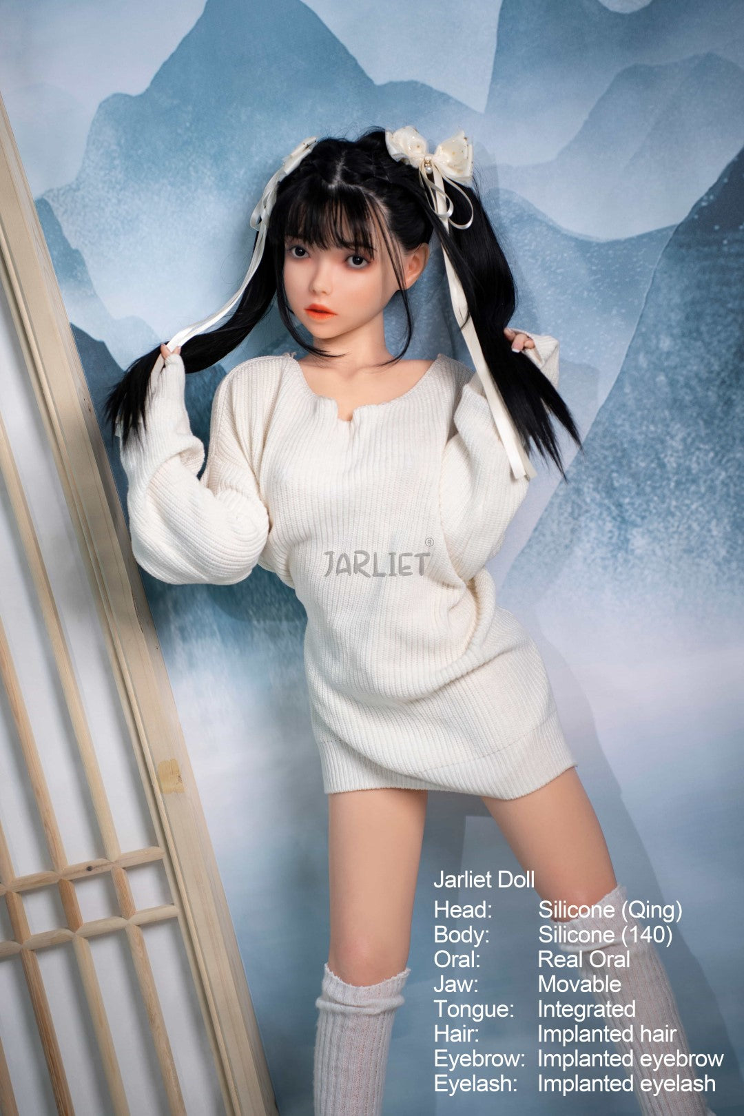 Qing bambola del sesso (Jarliet 140 cm Coppa C in silicone)