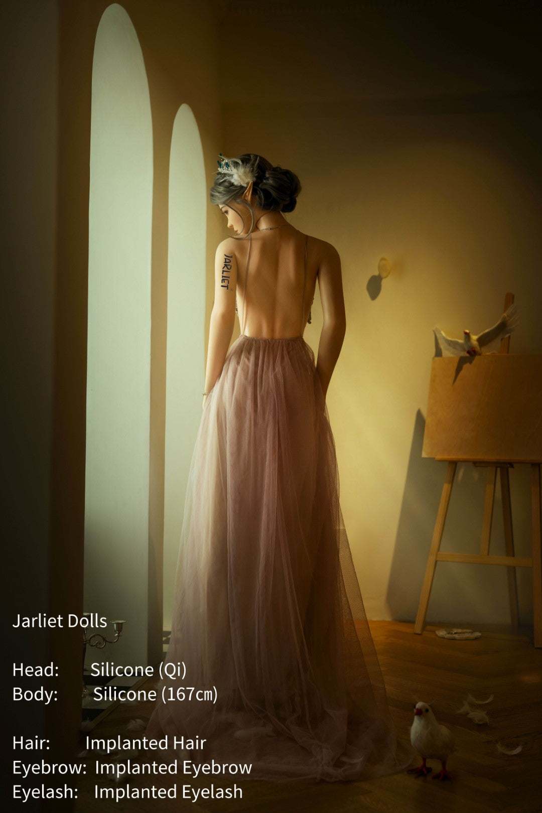 Qi Sex doll (Jarliet 167cm B-cup silicone)
