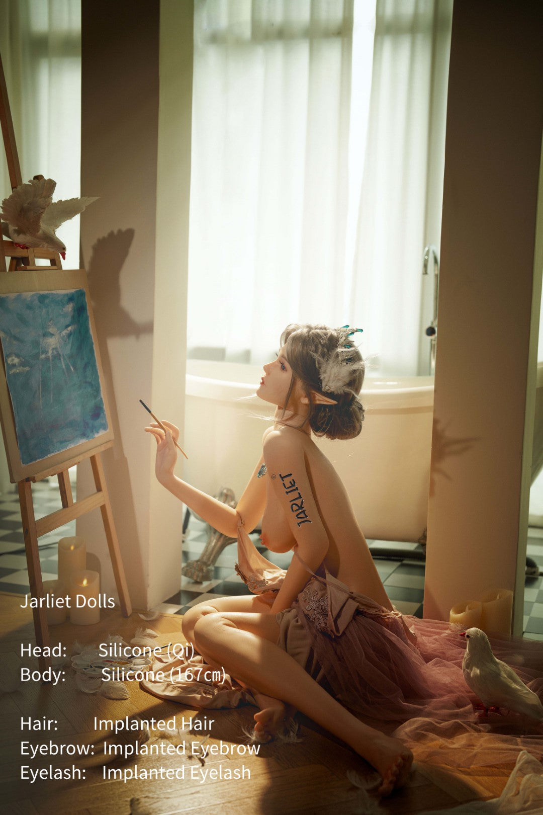 Qi Sex doll (Jarliet 167cm B-cup silicone)