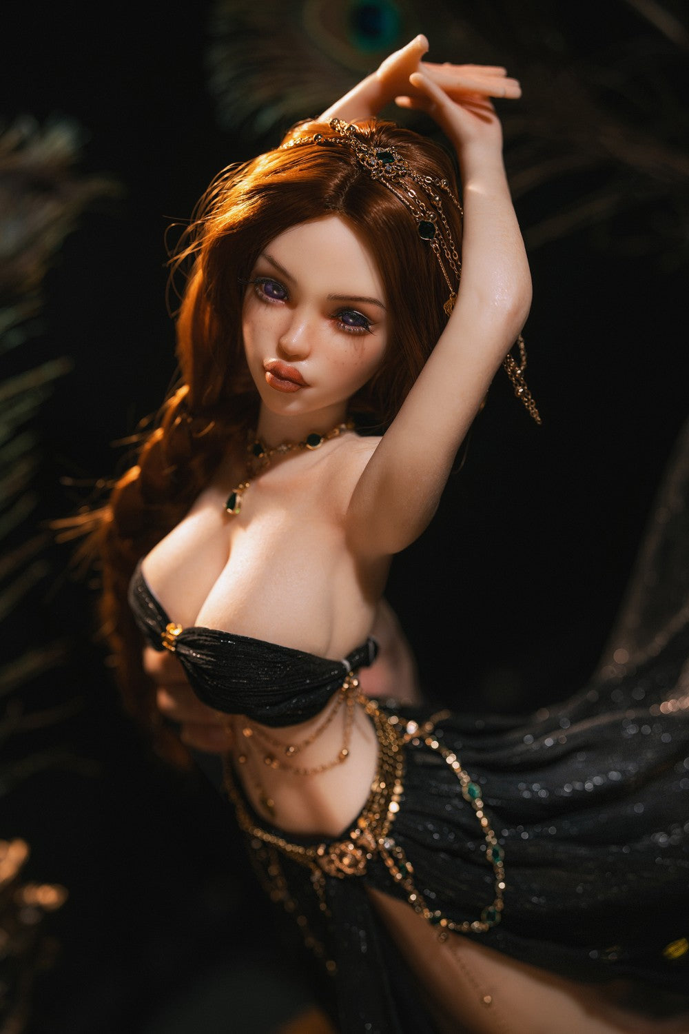 Amina bambola del sesso (Rosretty Doll 60 cm Coppa D SM1 Silicone)