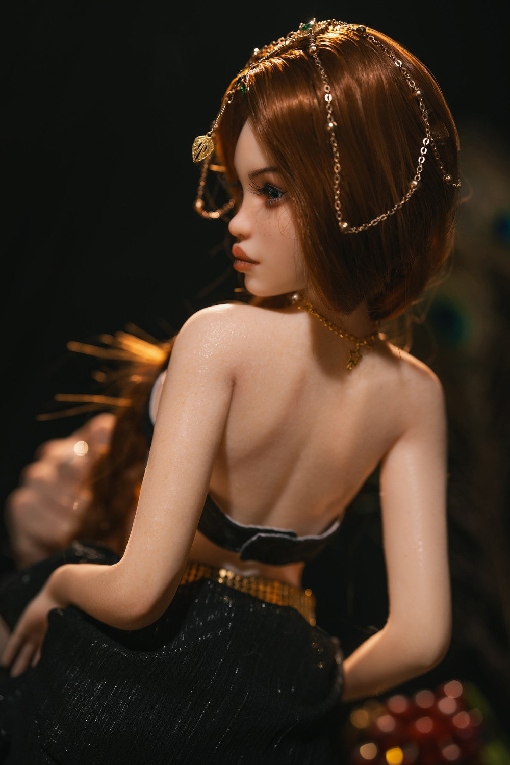 Amina bambola del sesso (Rosretty Doll 60 cm Coppa D SM1 Silicone)
