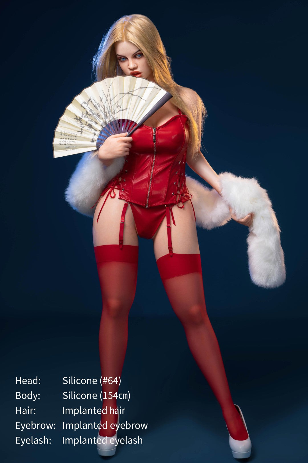 La migliore bambola del sesso (Jarliet 154 cm Coppa C in silicone)