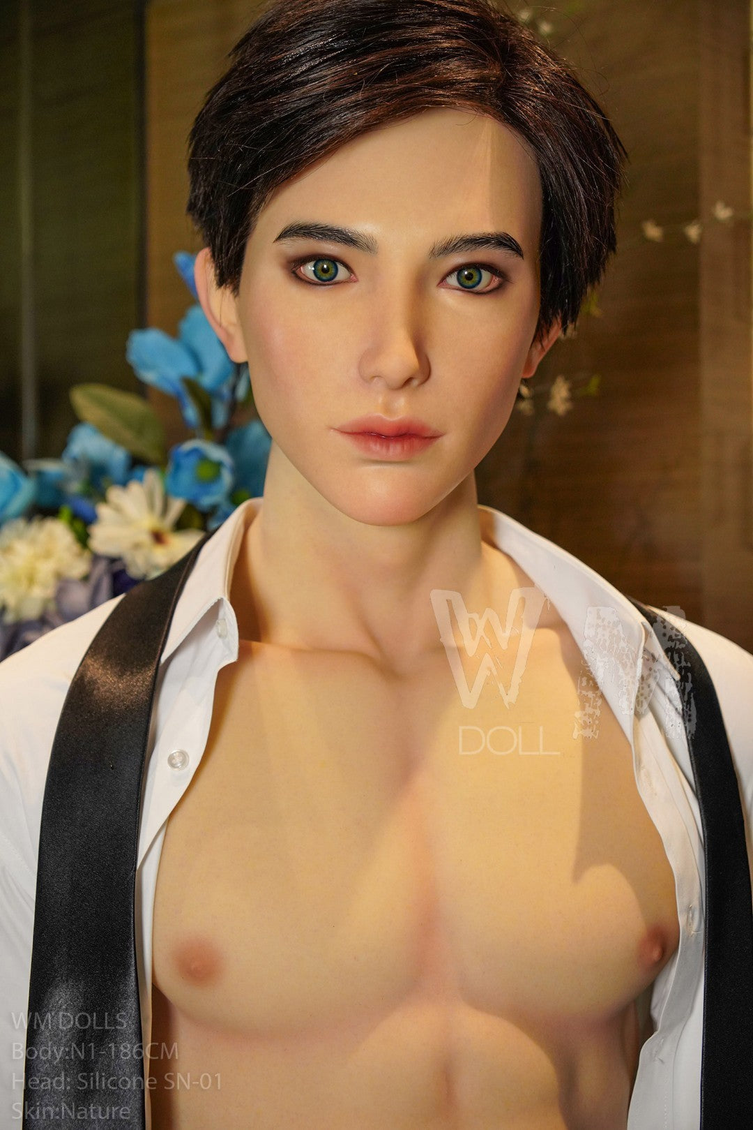 Kenji bambola del sesso maschile (WM-Doll 186 cm #N1 Silicone)