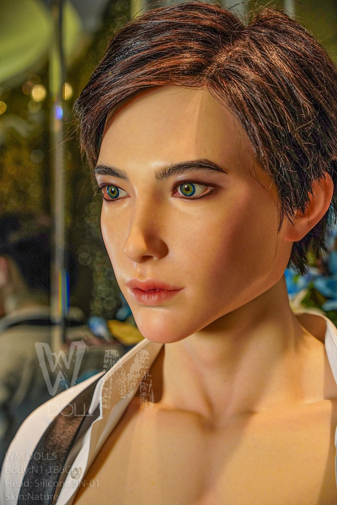 Kenji bambola del sesso maschile (WM-Doll 186 cm #N1 Silicone)