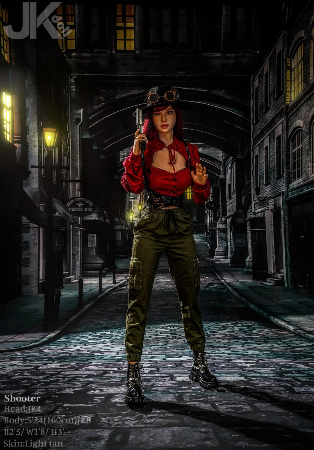 Bambola del sesso del tiratore (JK-Doll 160 cm Coppa D JK4 TPE)