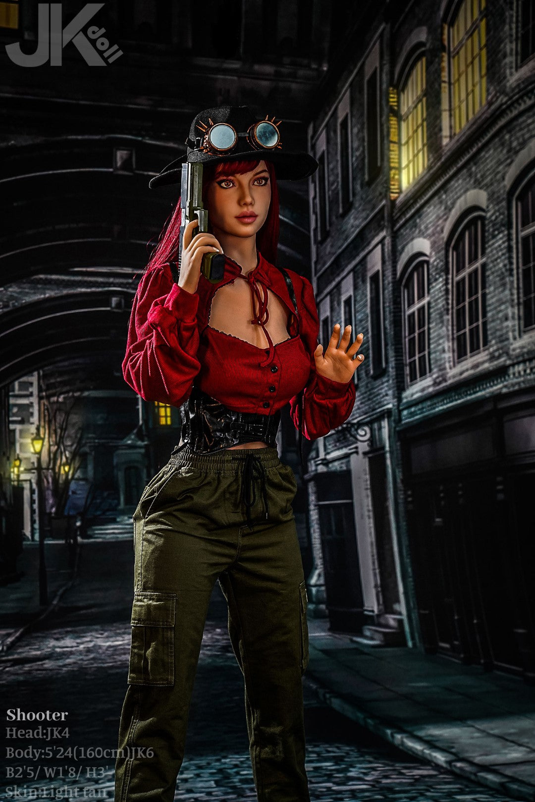 Bambola del sesso del tiratore (JK-Doll 160 cm Coppa D JK4 TPE)