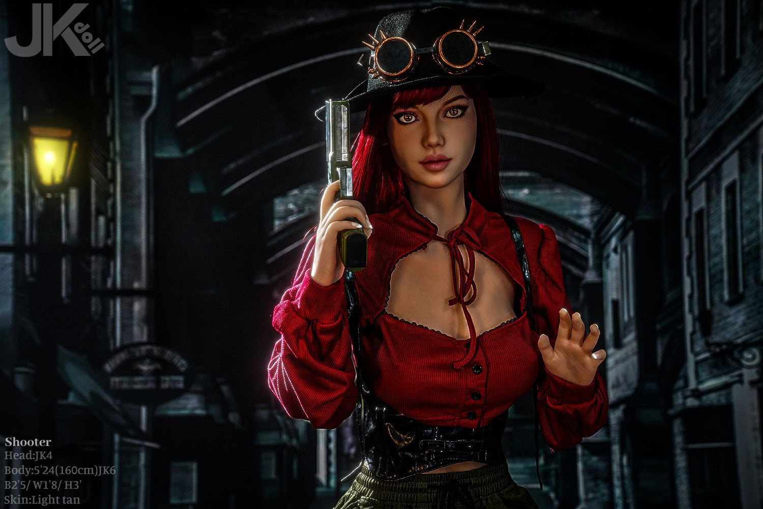 Bambola del sesso del tiratore (JK-Doll 160 cm Coppa D JK4 TPE)