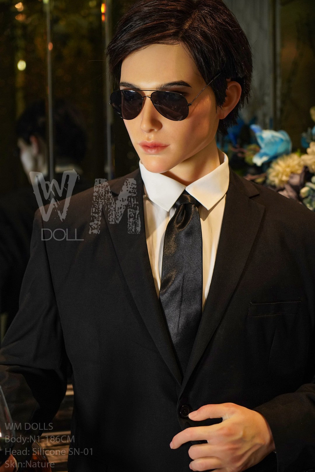 Kenji bambola del sesso maschile (WM-Doll 186 cm #N1 Silicone)