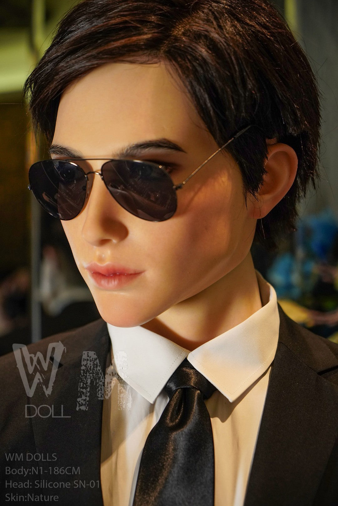 Kenji bambola del sesso maschile (WM-Doll 186 cm #N1 Silicone)