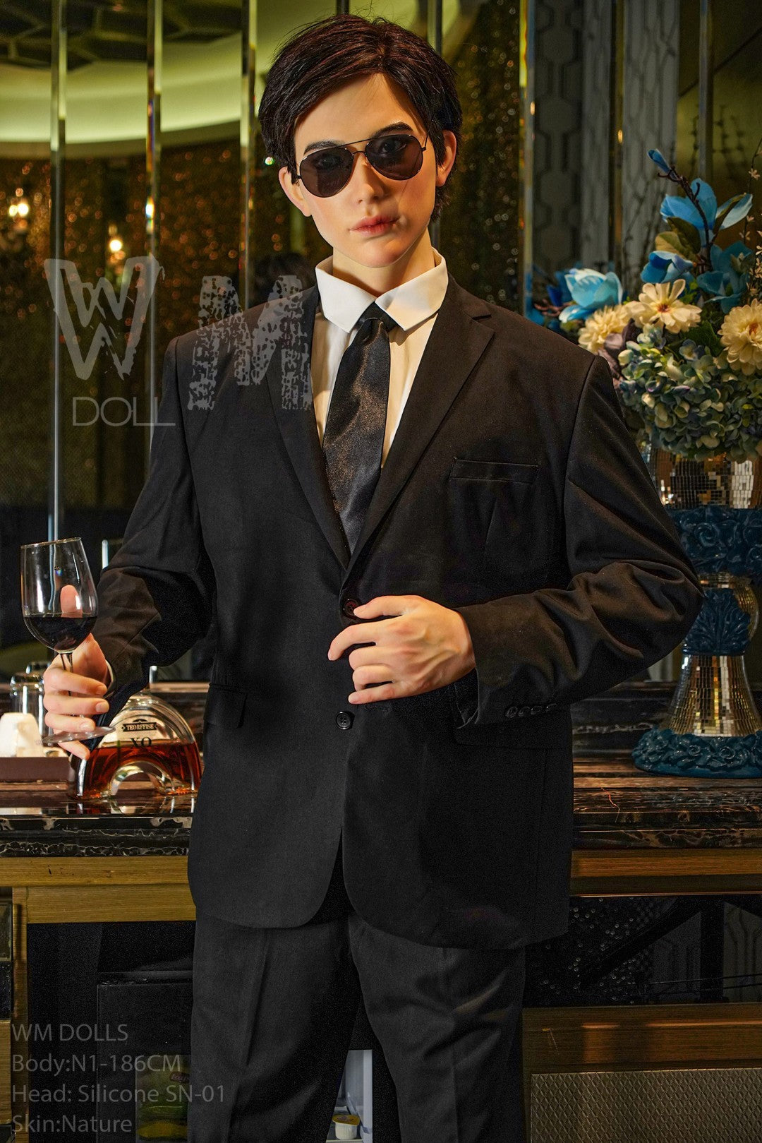 Kenji bambola del sesso maschile (WM-Doll 186 cm #N1 Silicone)
