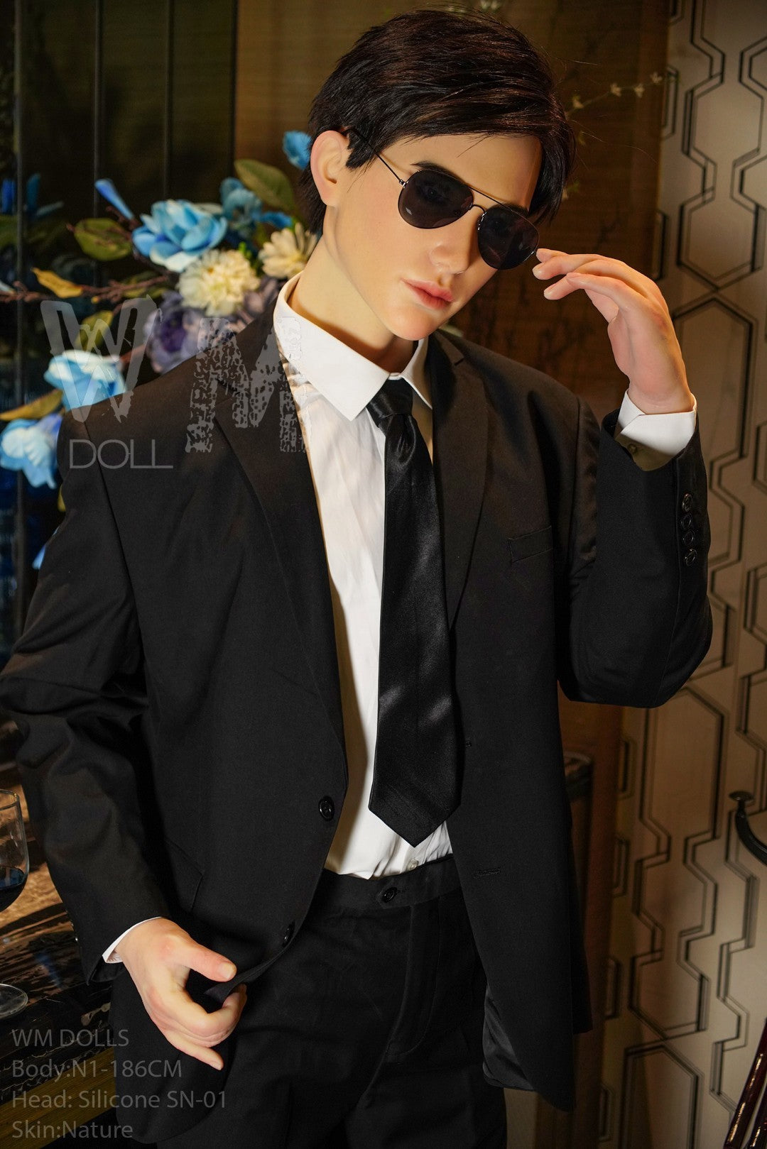 Kenji bambola del sesso maschile (WM-Doll 186 cm #N1 Silicone)