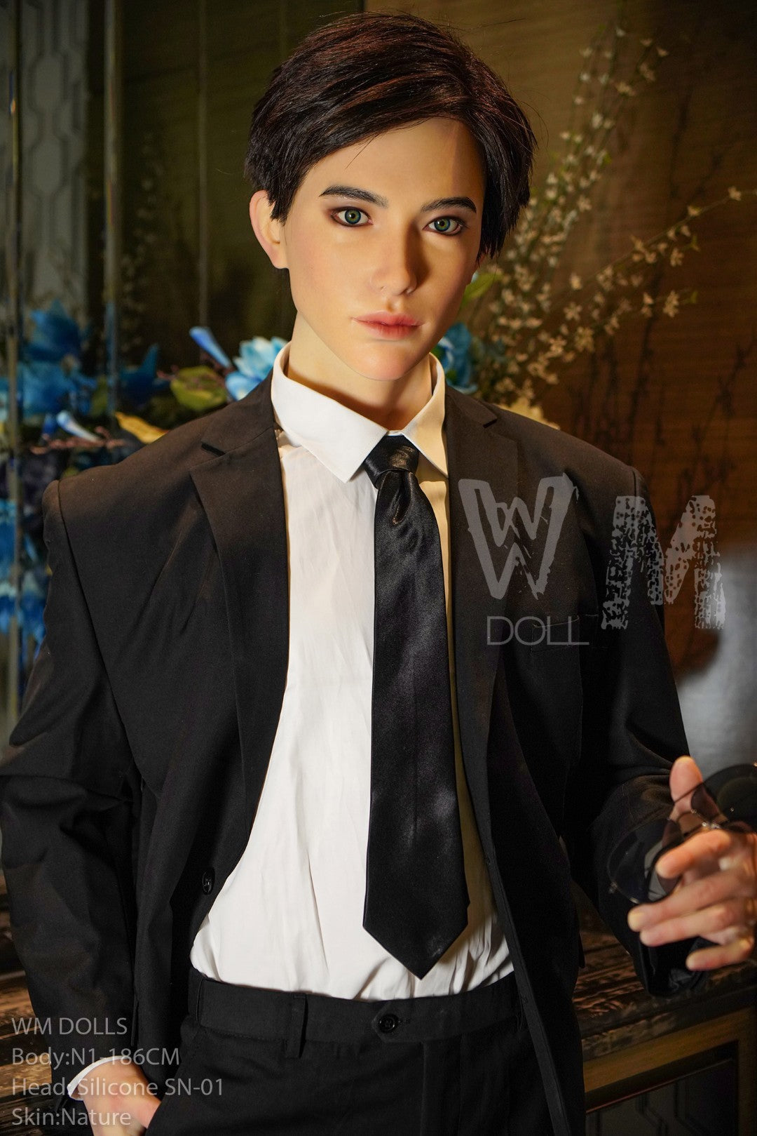 Kenji bambola del sesso maschile (WM-Doll 186 cm #N1 Silicone)