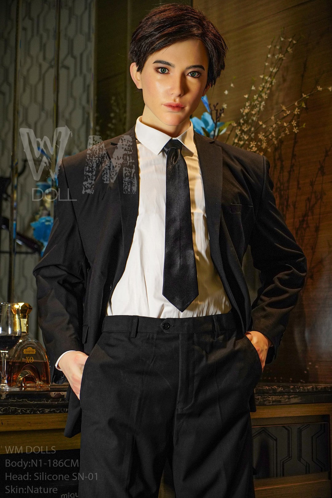 Kenji bambola del sesso maschile (WM-Doll 186 cm #N1 Silicone)