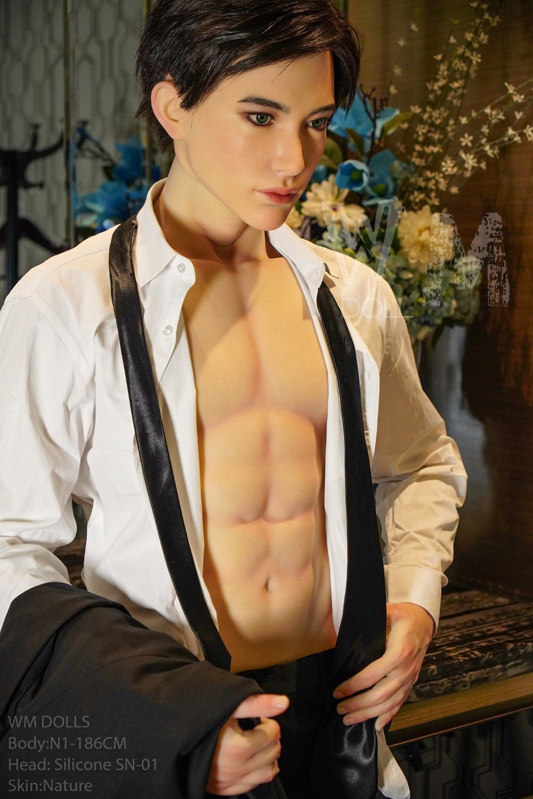 Kenji bambola del sesso maschile (WM-Doll 186 cm #N1 Silicone)