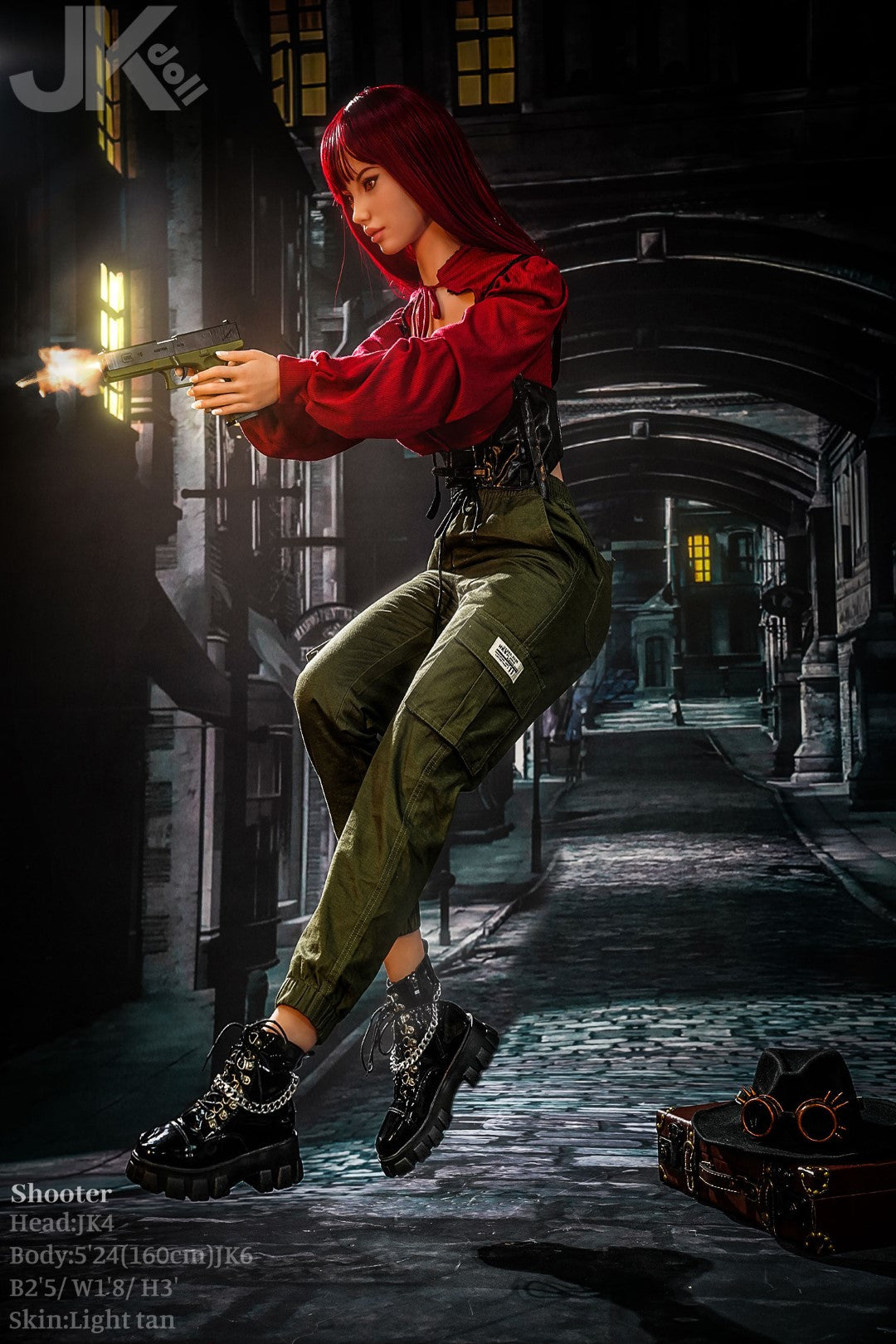 Bambola del sesso del tiratore (JK-Doll 160 cm Coppa D JK4 TPE)