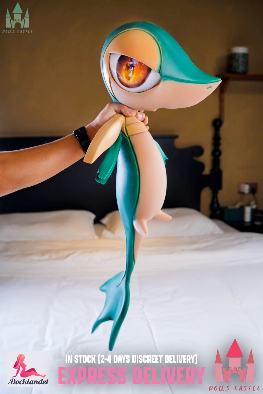 Snivy bambola del sesso (Dolls Castle 80 cm Silicone)