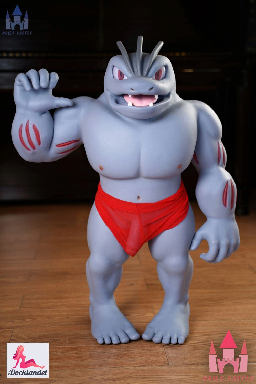 Discover Machoke 70 cm from Dolls Castle – a male, Pokémon-inspired sex doll for adults with a powerful fantasy look, compact size and unique collector's item. Pokemon Machoke Sex Doll.