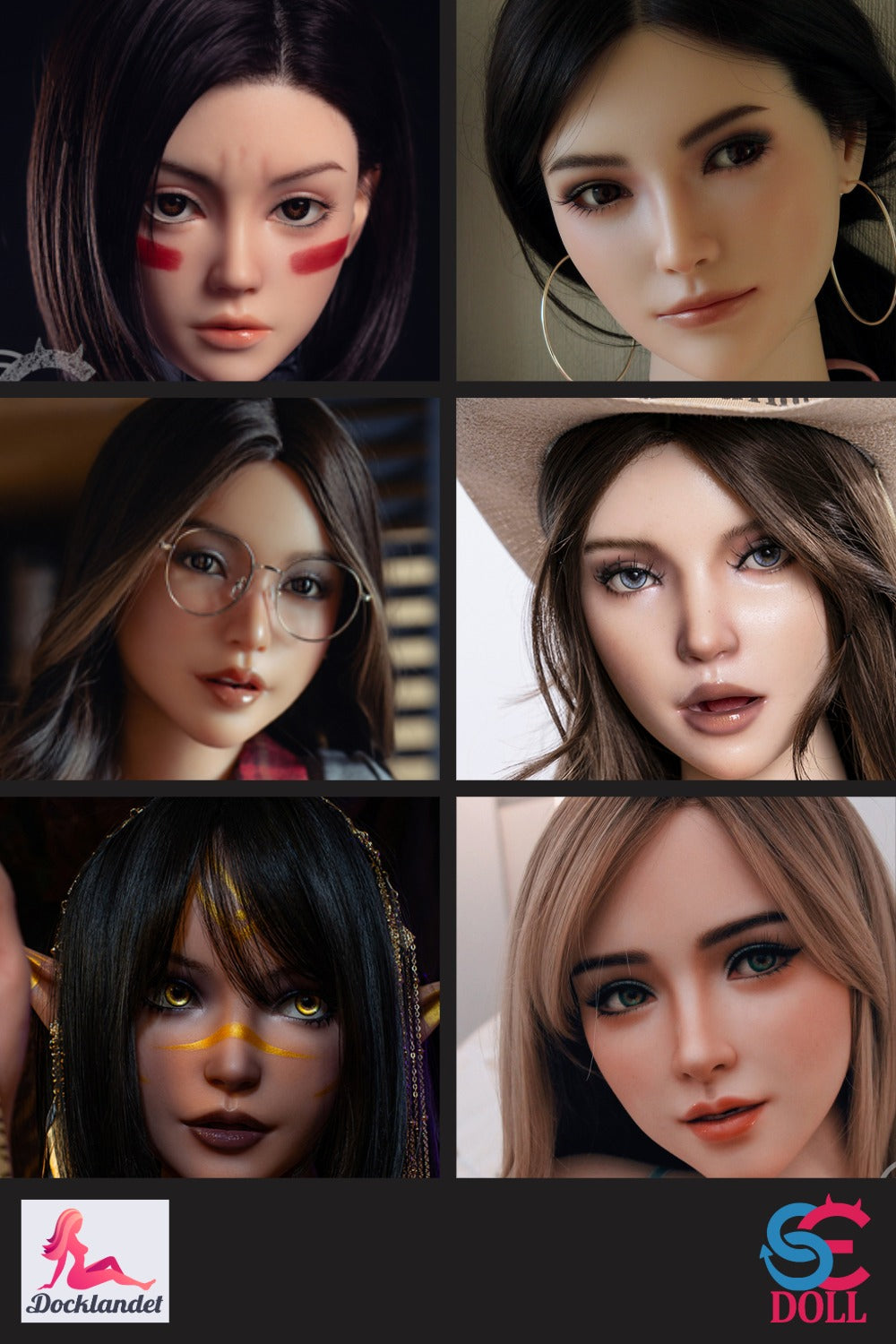 Extra huvud (SE-Doll Silikon Original)