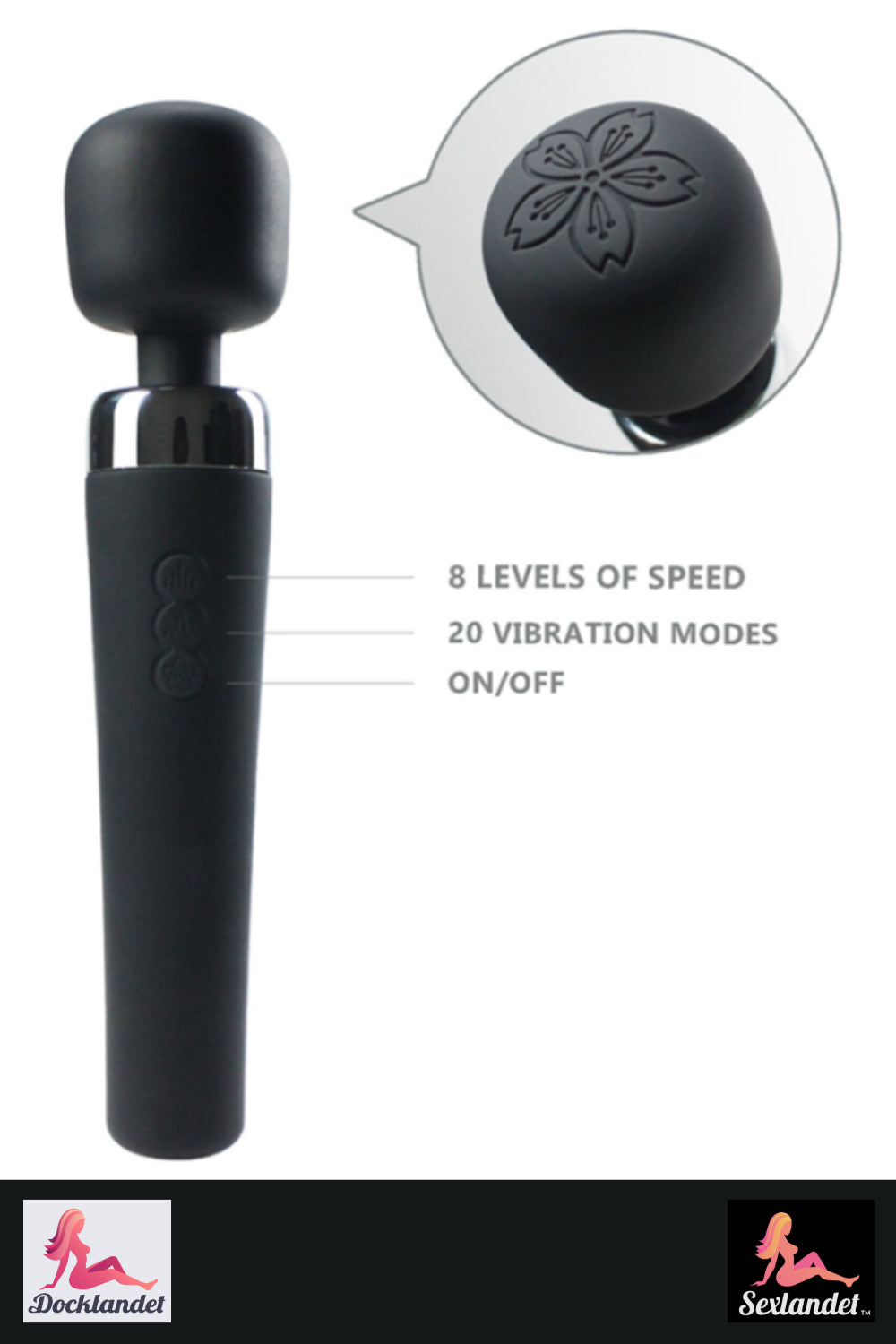 Potente vibratore nel design popolare (paese sessuale)
